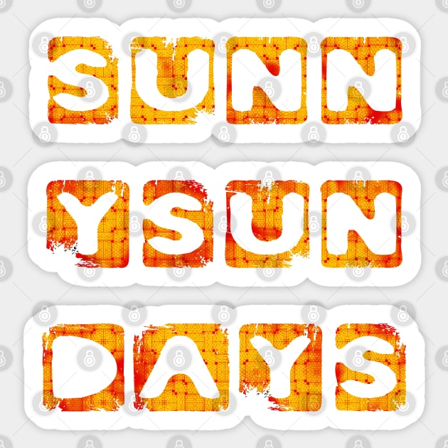 Sunny Sun Days Sundays Sunshine Sticker by PlanetMonkey